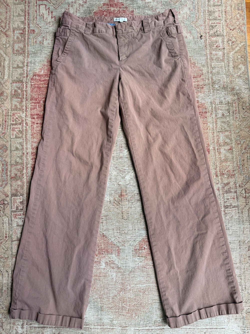 Vince Wide-Leg Pants in Dusty Mauve